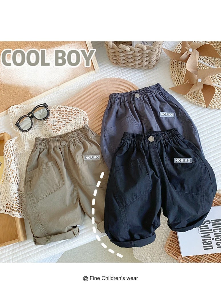 KUYING New Fashionable Casual Children's Five Quarter Pants - Image 2