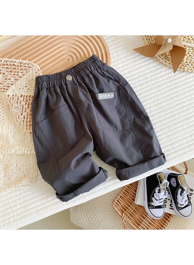 KUYING New Fashionable Casual Children's Five Quarter Pants - Image 1
