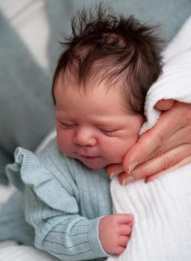 Anano Reborn Baby Dolls 18 Inch Realistic Newborn Sleeping Baby Dolls Girls That Look Real Lifelike Preemie Babies Alive Soft Silicone Reborn Infant Dolls - Image 3