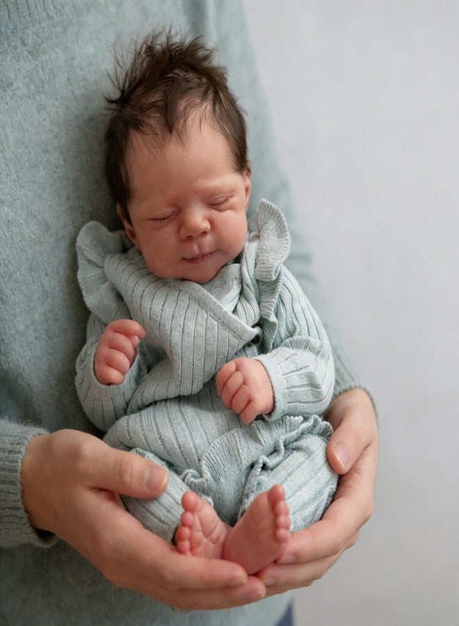 Anano Reborn Baby Dolls 18 Inch Realistic Newborn Sleeping Baby Dolls Girls That Look Real Lifelike Preemie Babies Alive Soft Silicone Reborn Infant Dolls - Image 4