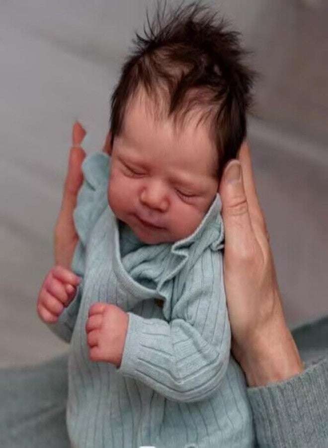 Anano Reborn Baby Dolls 18 Inch Realistic Newborn Sleeping Baby Dolls Girls That Look Real Lifelike Preemie Babies Alive Soft Silicone Reborn Infant Dolls - Image 5