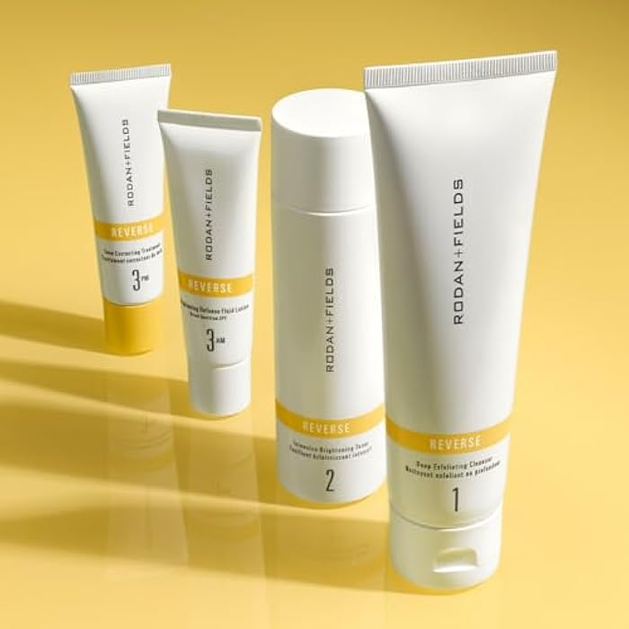 Rodan Fields Rodan + Fields Reverse Regimen: Cleanser, Toner, Lotion SPF 50, & Treatment | Daily Moisturizer | Contains Vitamin C & Retinol | Skincare Sets & Kits | Face Wash for Women | Self Care - Image 2