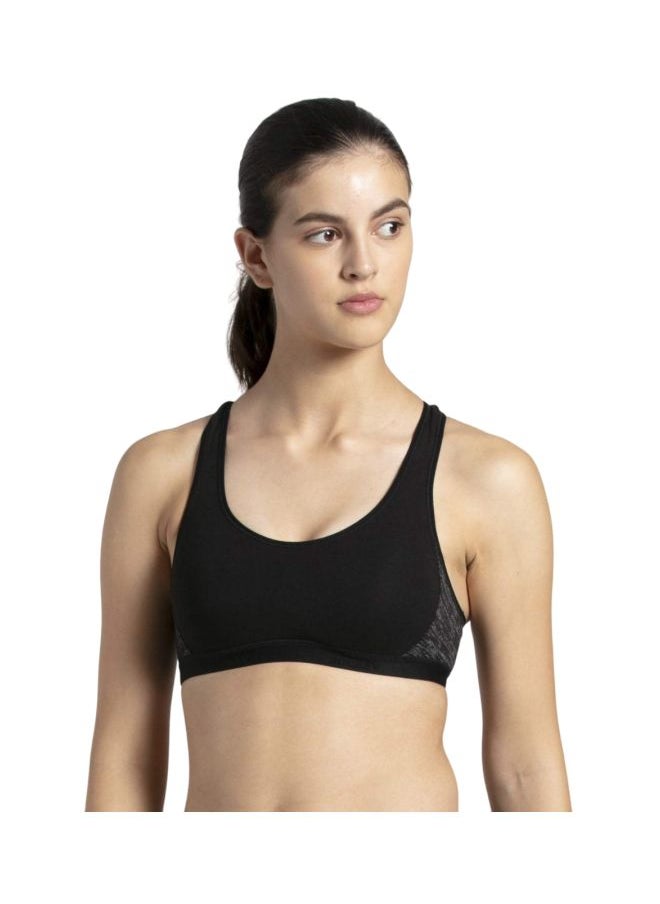 JOCKEY - Jockey Women Cotton Low Impact Non Padded Racerback Active Bra - Image 1