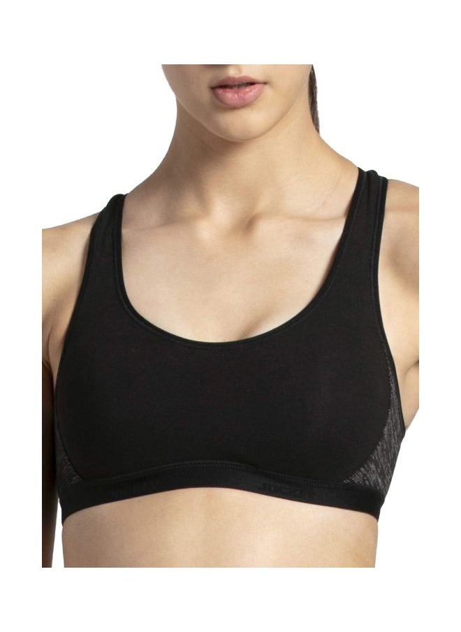JOCKEY - Jockey Women Cotton Low Impact Non Padded Racerback Active Bra - Image 1
