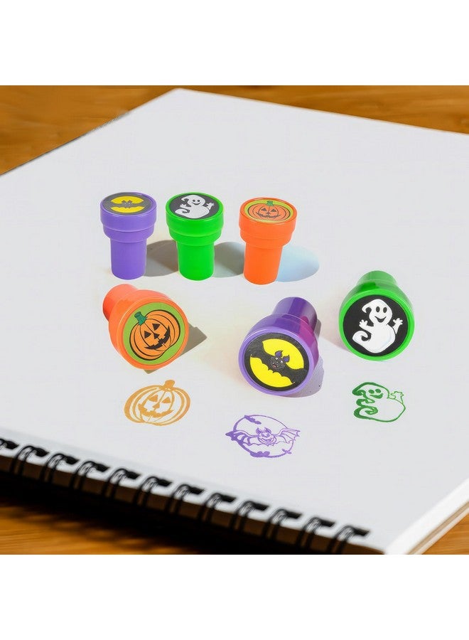 ArtCreativity ArtCreativity Halloween Stampers for Kids, Pack of 24 Assorted Pre-Inked Stampers, Best for Halloween Party Favors, Goodie Bag Fillers, Non-Candy Halloween Treats, Trick or Treat Supplies - Image 4