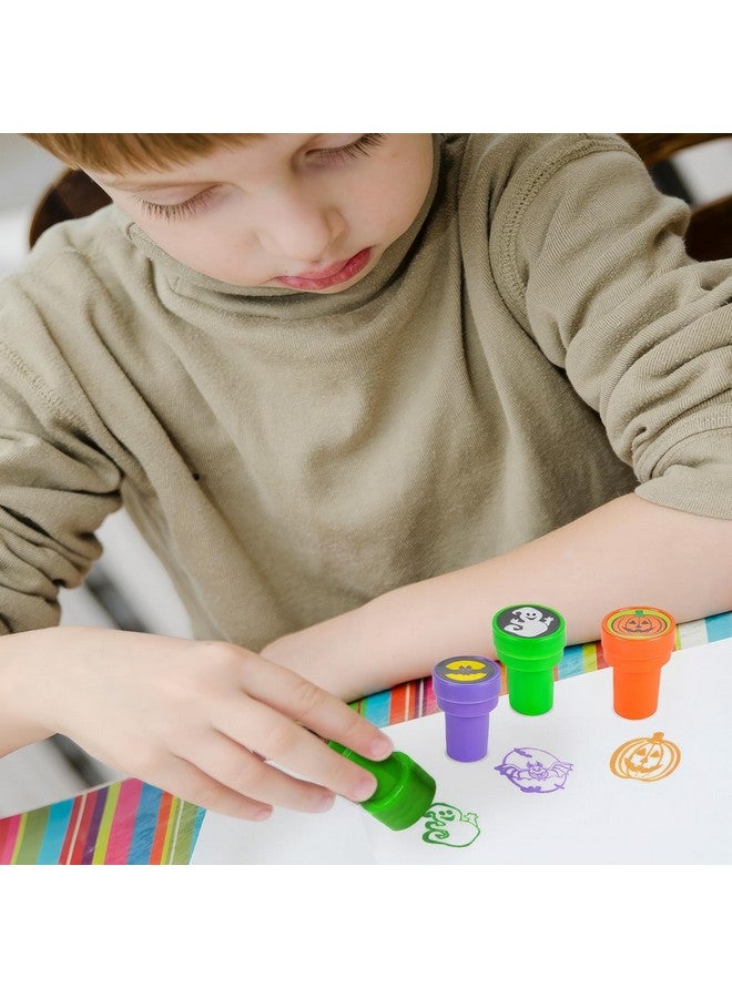 ArtCreativity ArtCreativity Halloween Stampers for Kids, Pack of 24 Assorted Pre-Inked Stampers, Best for Halloween Party Favors, Goodie Bag Fillers, Non-Candy Halloween Treats, Trick or Treat Supplies - Image 5