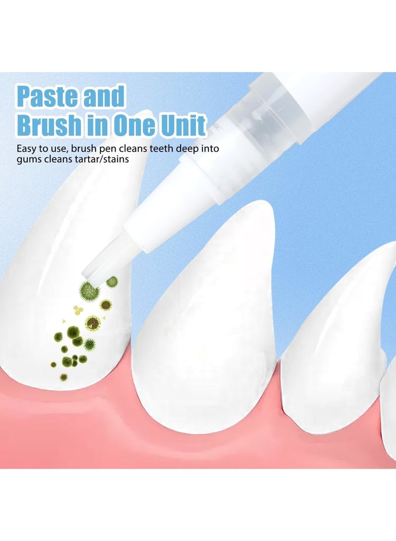 SOLARAE Oral Care for Dogs and Cats, 3 Pcs Pet Toothbrush Cleaning Pen, Tartar Remover for Teeth, Tooth Whitening & Cleaning Teeth Brightening Pen for Dog Cats, Pet Dental Care Fresh Breath - Image 3