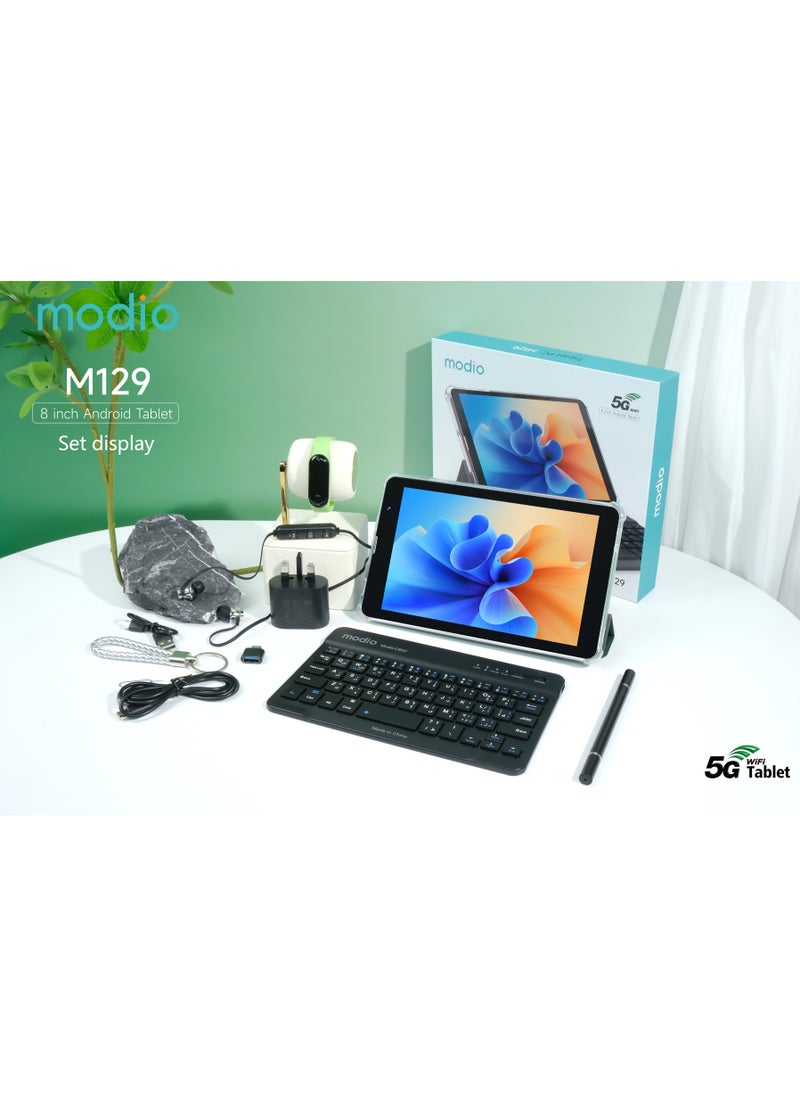 REBENUO M129 tablet 8-inch screen 8GB RAM 512GB storage space supports 5G Wi-Fi connection latest version (golden)  - Image 4