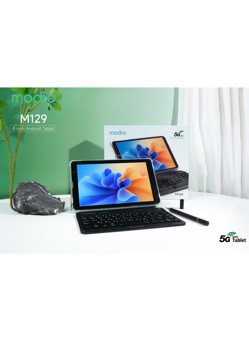 REBENUO M129 tablet 8-inch screen 8GB RAM 512GB storage space supports 5G Wi-Fi connection latest version (golden)  - Image 2