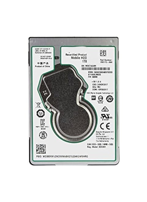 1TB 2.5-Inch Internal Laptop Hard Drive SATA 6Gb/s 128MB Cache (Renewed)