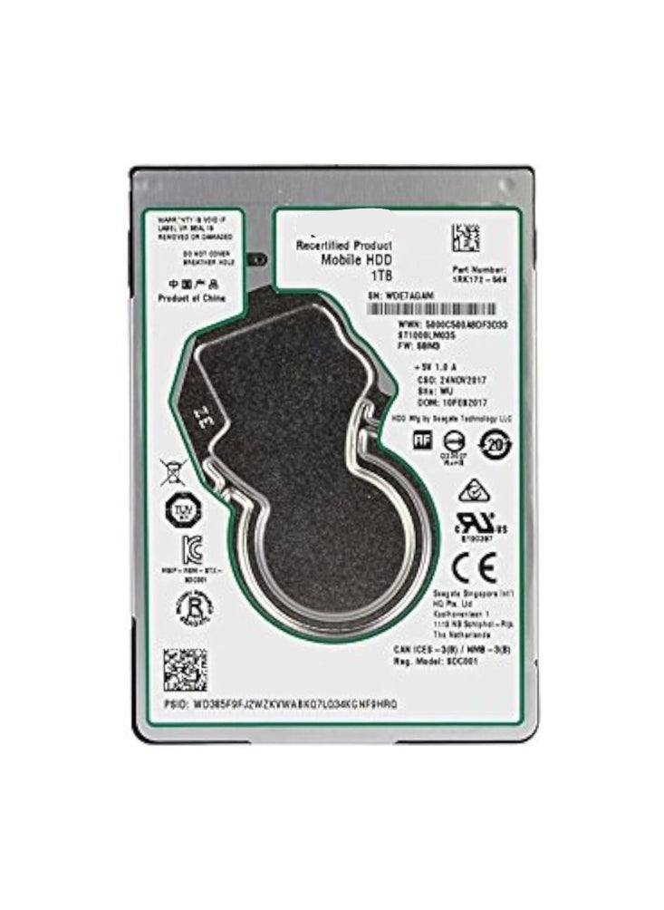 1TB 2.5-Inch Internal Laptop Hard Drive SATA 6Gb/s 128MB Cache (Renewed)