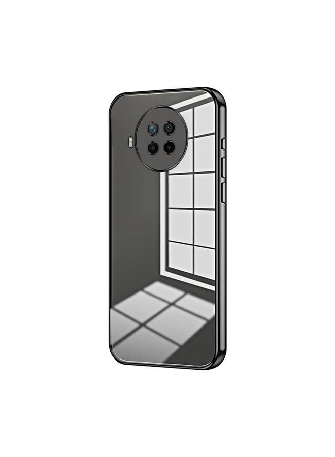 The Bros Case For Xiaomi Redmi Note 9 Pro 5G/Mi 10T Lite Transparent Plating Fine Hole Phone Case