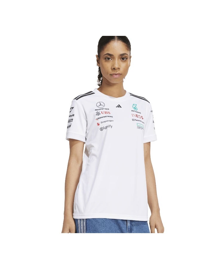 Adidas Mer Dr Jsyw Rw White Motorsport Jerseys For Women XS - Image 4