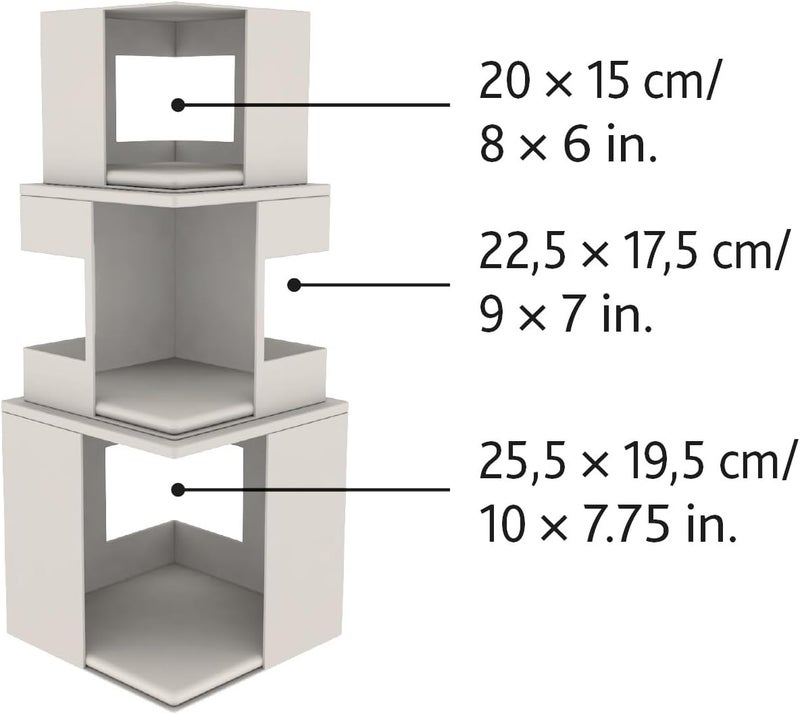 تريكسي برج القطط المعياري ذو الطوابق الثلاثة من تريكسي ( Lilo Modular 3-Story Cat Tower) - Image 3