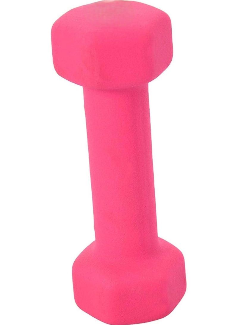 Huitich 5KG Neoprene Dumbbells Pink  - Image 3