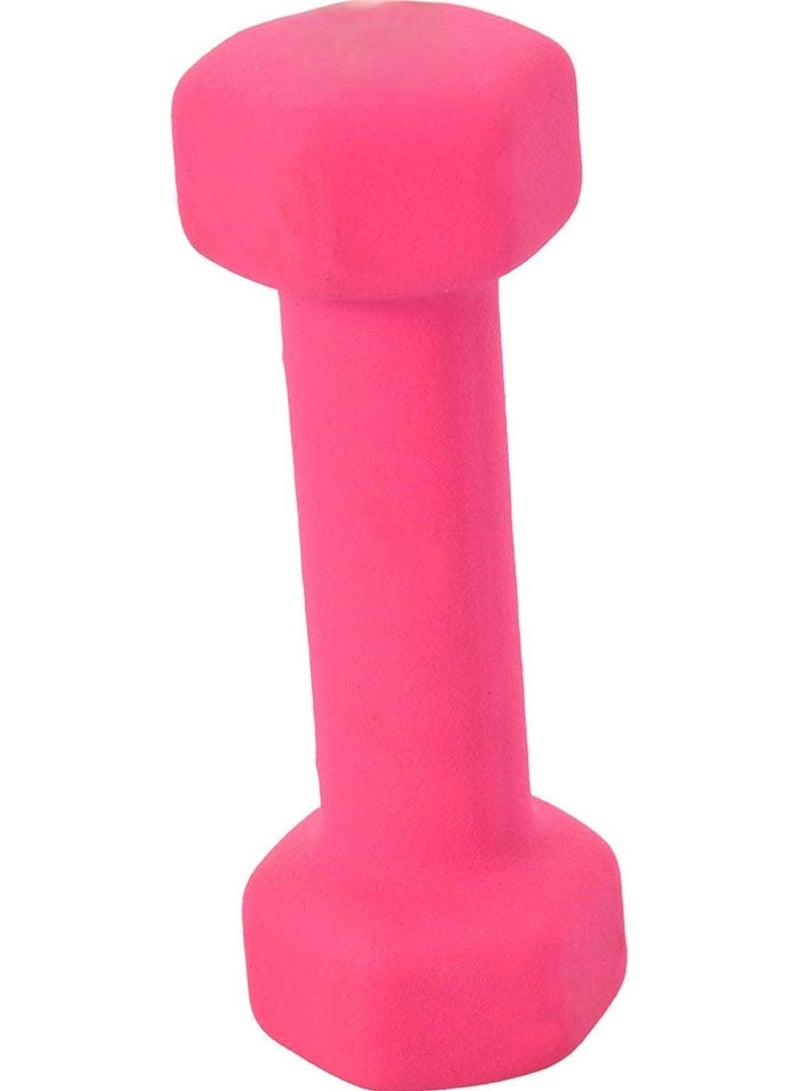 Huitich 5KG Neoprene Dumbbells pink - Image 3