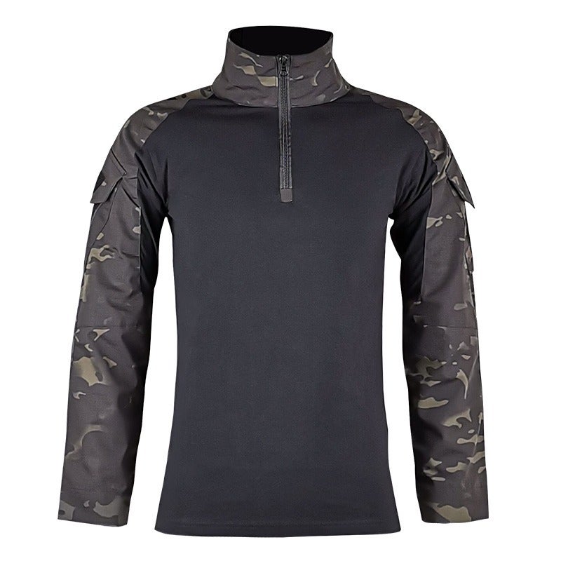 PFZL Outdoor Tactical Frog Suit Long Sleeve Spring Cycling Training Shirt Stretch T-Shirt Top for Boys - Image 3