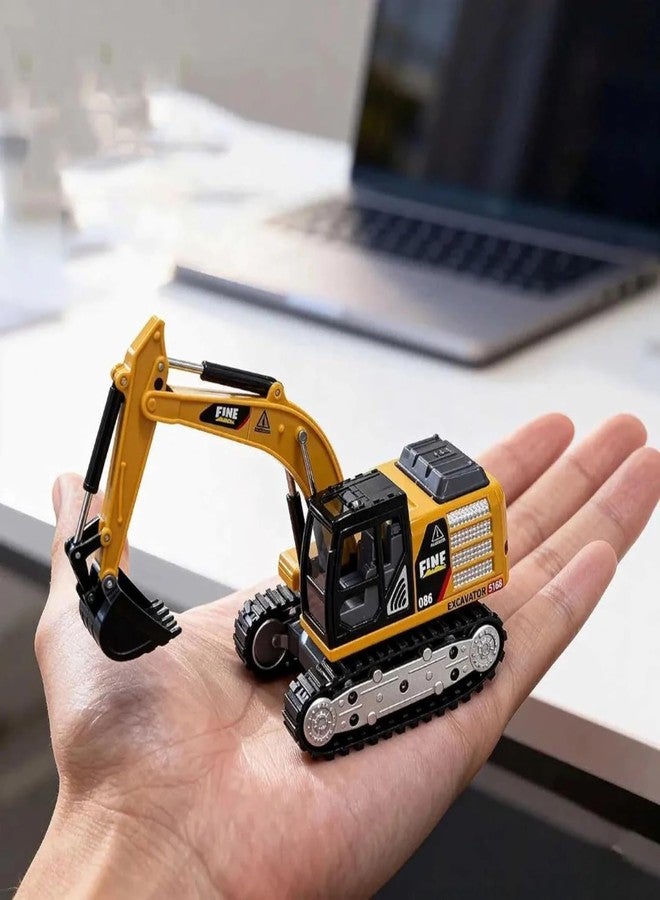 Babelly Remote Control Excavator Toys for Boys, 3 in 1 RC Excavator Toy with Alloy Bucket, Rock Breaker, and Grapples - Rotatable 680°, Lights and Sounds RC Construction Toys - Image 4