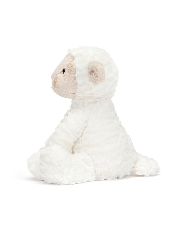 Jellycat دميه خروف فادلودل 23 سم، خروف كريمي ناعم محشو، هدية مريحة - Image 3
