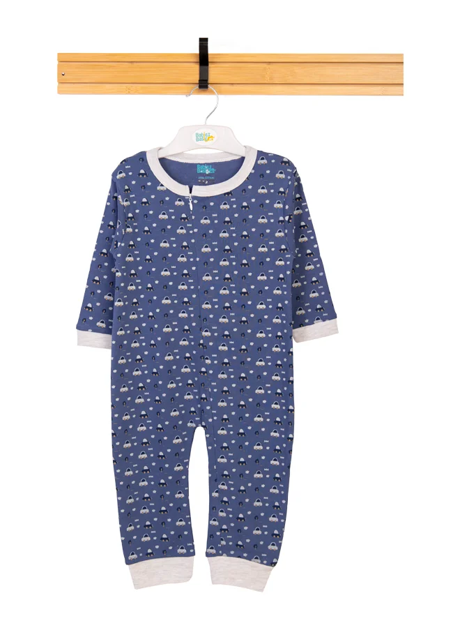 Babies Basic 100% Cotton Printed Long Sleeves Jumpsuit/Romper/Sleepsuit For Babies