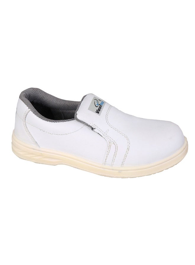 Vaultex VIC Low Ankle Executive S3 SRA Steel Toe Safety Shoes, White, 35 - Image 1
