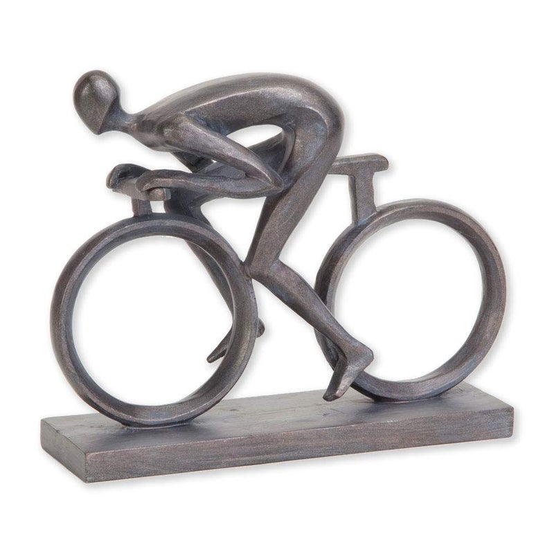 Bits and Pieces Bits and Pieces  Elegant 634 Bicycle Statue  Exceptionally Molded in Durable Polyresin  Impressive Home Dcor Sculpture 