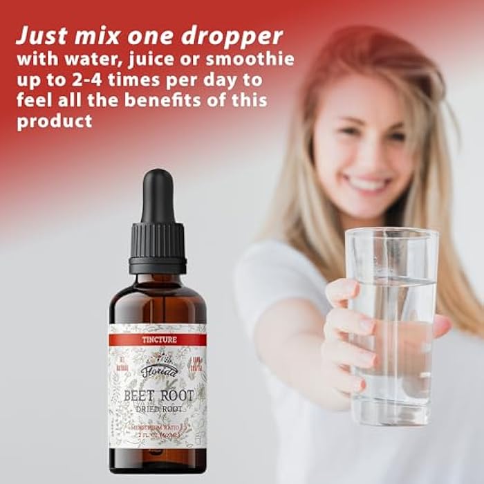 FLORIDA HERBS Beet Root Supplement - Liquid Beets Extra Fast Absorption - Beet Root Tincture Organic Extract, Gluten Free, 2 Fl Oz - Image 3