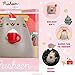 Hamee Pusheen The Cat Christmas Jumbo Squishy Toy Collectible Slow Rising Cute SquiSHU Birthday Gift Party Favors Stress Relief Holiday Pusheen with Hot Cocoa - Image 4