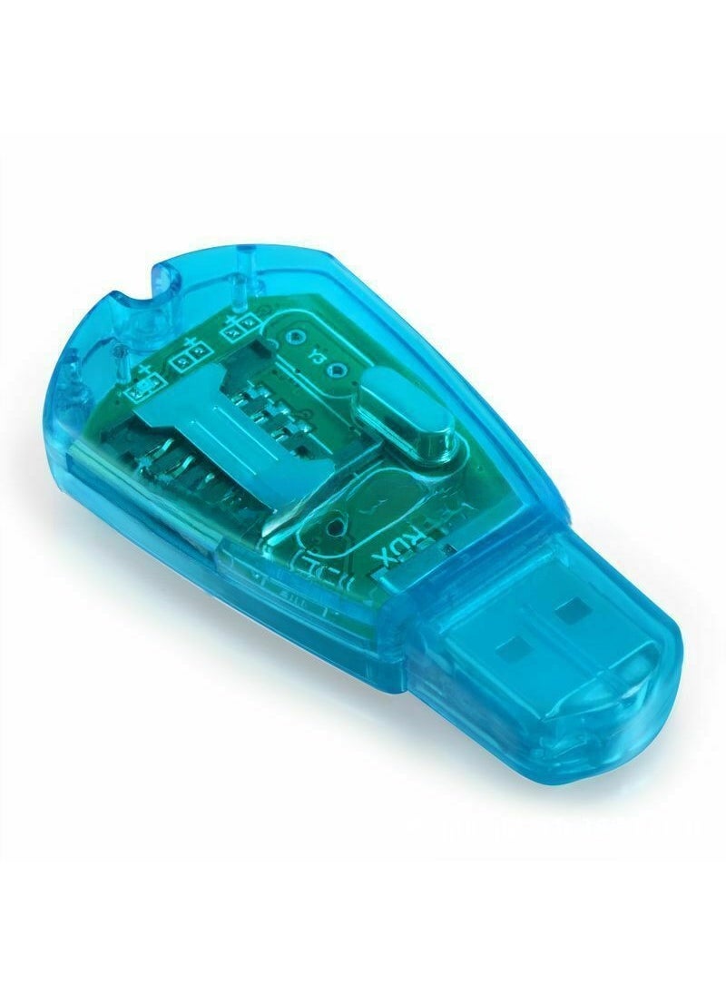 Generic - 1 x 5 pcs USB SIM Card Reader for Mobile Devices As long as the SIM card reader does not match the CD plastic bag - Image 1