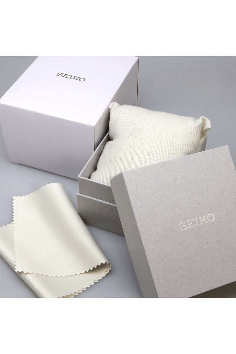 Seiko SWR064P1 Essentials Gold-Tone Rectangular Quartz Men's Watch - Image 5