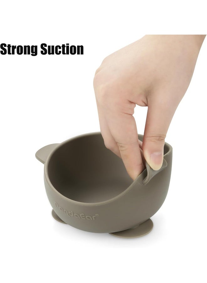 PandaEar 3 x Baby Suction Bowls with Lids - Image 4