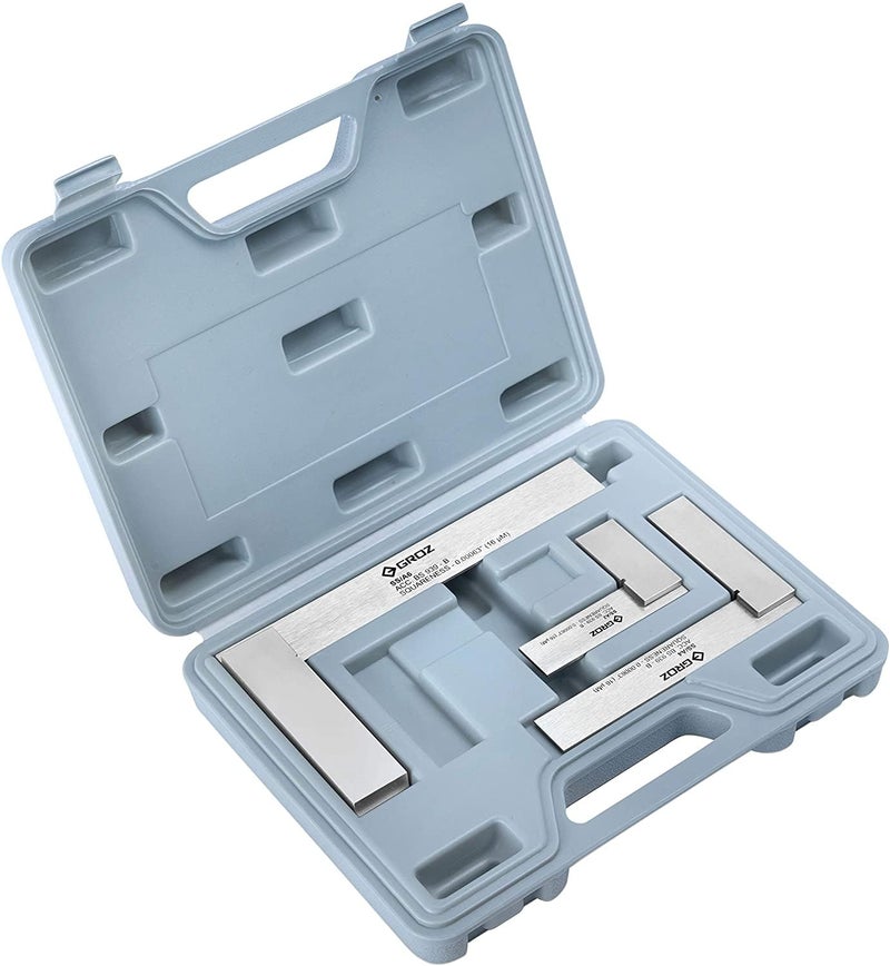 Groz 01012 Steel Square Set 3 Piece