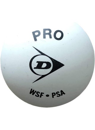 Dunlop White Pro Squash Ball – Box of 12 (Official Double Yellow Dot, White) - pzsku/Z03C6A0D4E0FCE62251B5Z/45/_/1738496814/d059b76a-6ca1-42d5-bc63-4da92b0b40b8