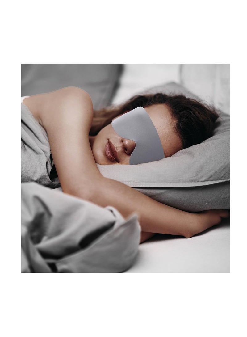 3pc Over-The-Ear Sleeping Mask Set with Ear Loops - Ultra-Soft Lightweight Eye Mask for Men, Women, Couples - Ideal for Travel, Yoga, Nap - Includes Earplugs - Image 3