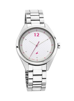 fastrack Fastrack Quartz Analog Silver Dial Stainless Steel Strap Watch for Girls  - Image 2