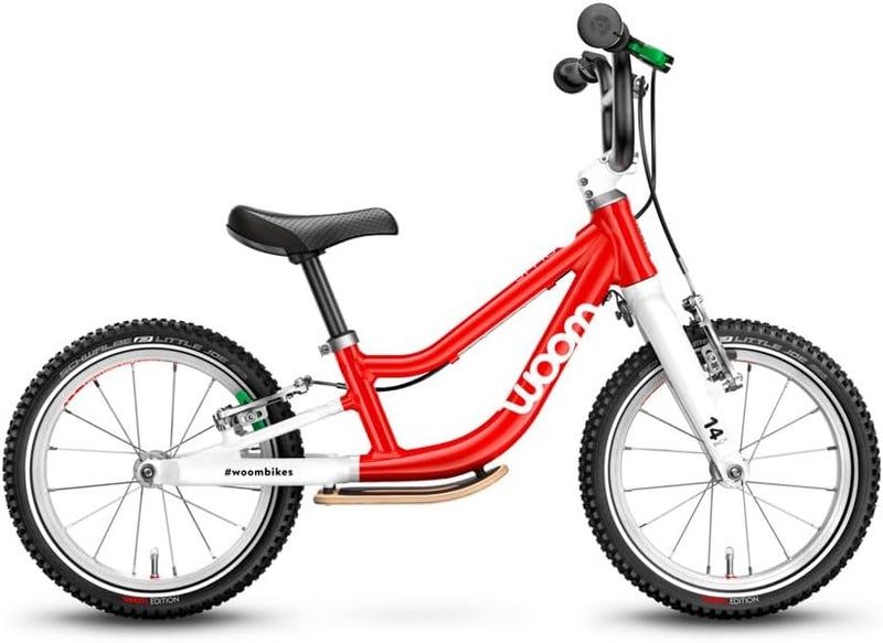Woom 1 Plus Lightweight Kids Balance Bike - Extendable 10 Year Warranty - 14 Inch Wheels For Ages 3-4.5 Years - Image 1