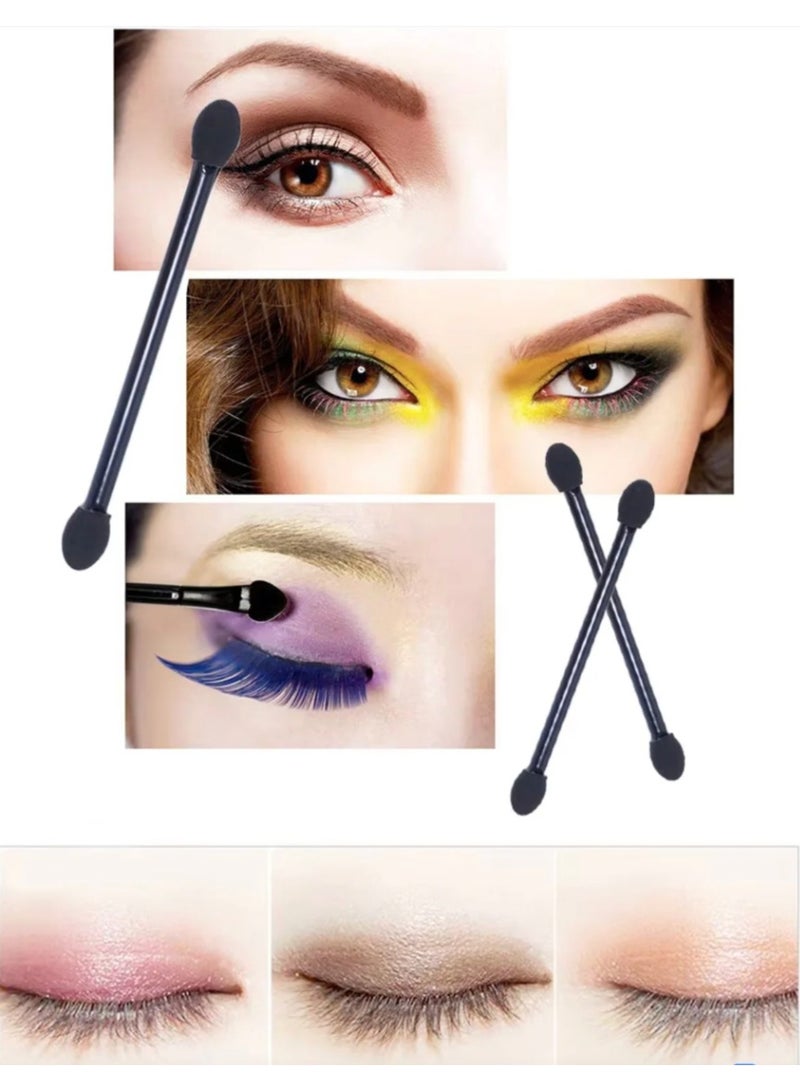12pcs Eyeshadow Stick Disposable Eyeshadow Brush Double Head Latex Sponge Portable Shadow Base Smudge Makeup Beauty Tools - Image 3