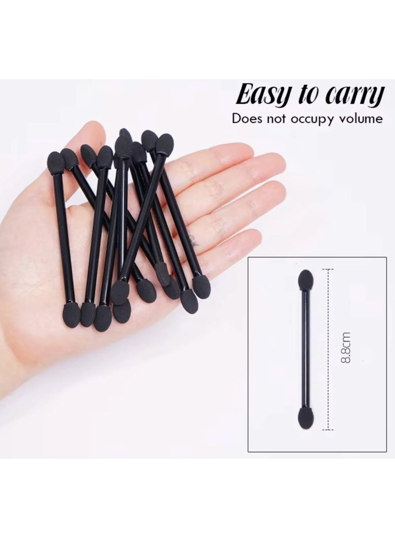 12pcs Eyeshadow Stick Disposable Eyeshadow Brush Double Head Latex Sponge Portable Shadow Base Smudge Makeup Beauty Tools - Image 2