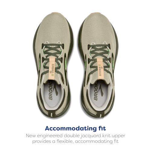 Brooks Men’s Glycerin 22 Neutral Running Shoe - Beetle/Celadon/Ivory - 8.5 Medium - Image 4