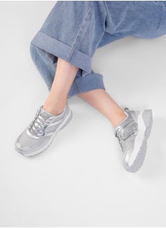 flâneur Flaneur Womens Fashion Sneakers - Shoes for Women, Ladies Platform Shoes, Patent Leather, Breathable Lightweight Women's Keds, Comfortable & Supportive Footwear, Walking Shoes for Women, Casual Shoes  - Image 2