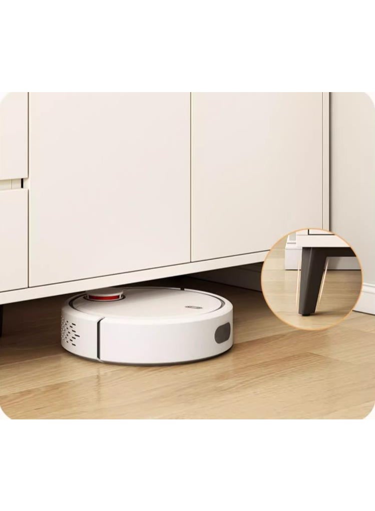 Sideboard Cabinet,Storage Drawer Unit, Closet Organizer with 2 Doors 3 Drawers Adjustable Shelves,Multifunctional Console Cabinet for Living Room, Kitchen, Dinning Room (White, 140 x 40x 75 CM) - Image 5