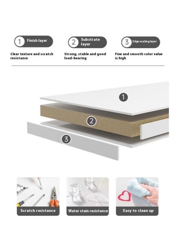 Bedside table with 2 drawers, modern side table small bedside table, side table with open storage shelf simple style storage bedside table, suitable for bedroom living room, white (40*32*30cm)