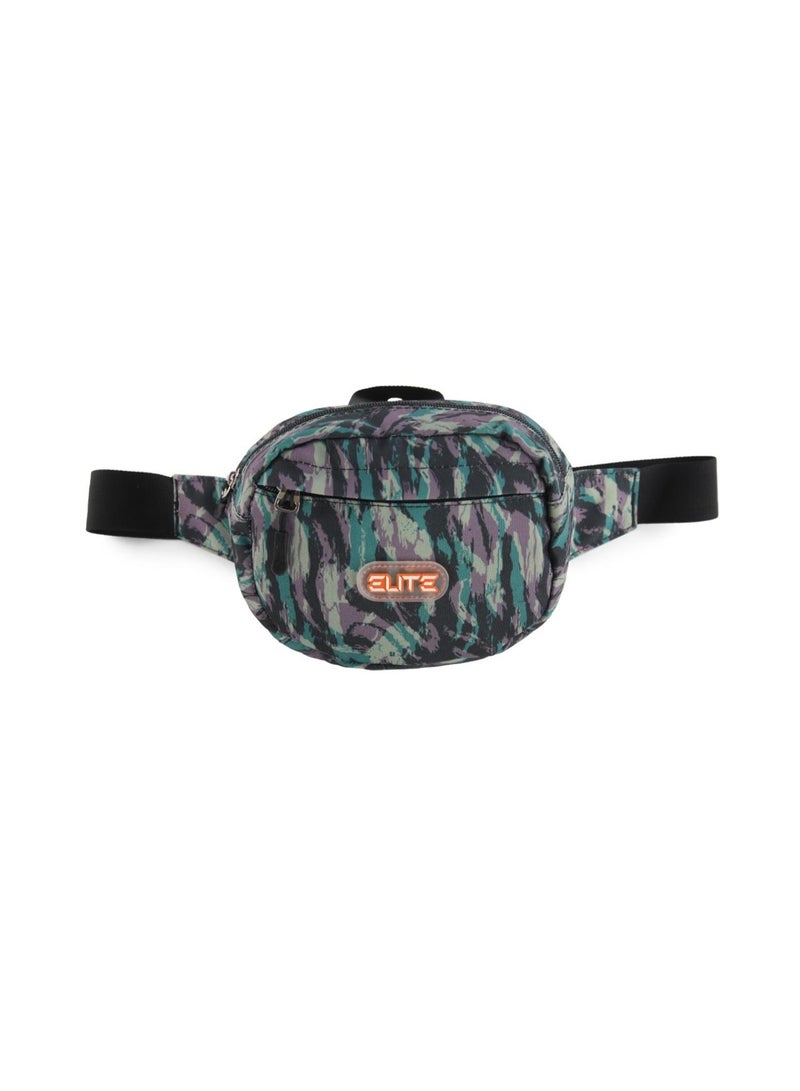 ELITE Premium Waist Bag, Lightweight Crossbody Bag with Adjustable Strap, Dual Zipper Compartments for Everyday Use & Travel - MAJESTIC GS 285