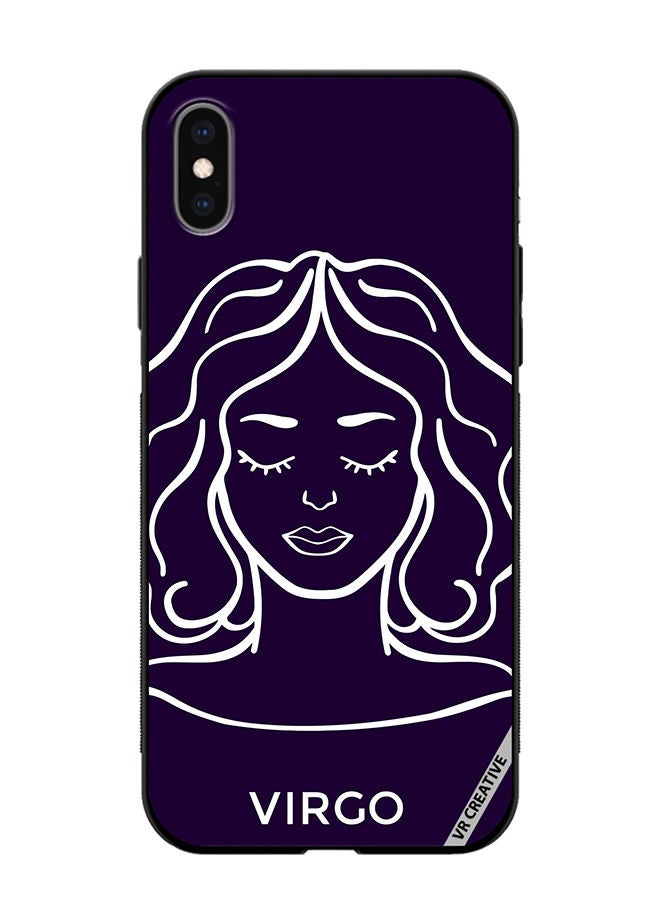 VR CREATIVE Protective Case Cover For Apple iPhone XS Max Astrological Zodiac Sign Virgo Design Multicolour - Image 1