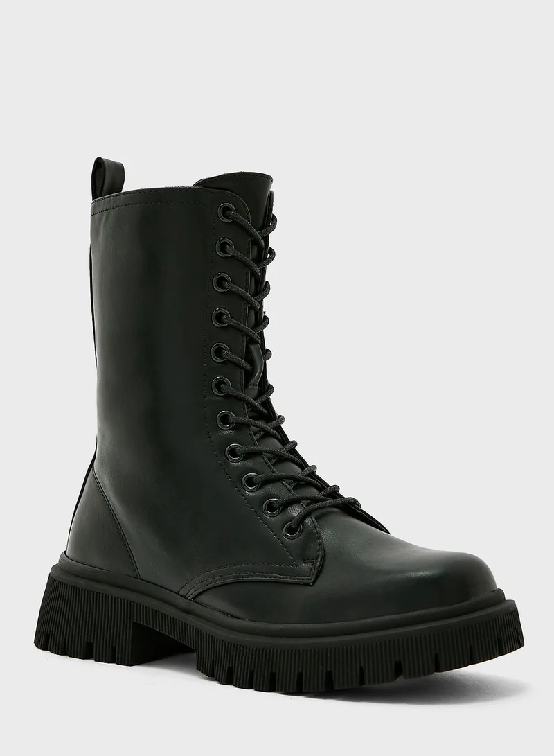 NEW LOOK Lace Up Boots