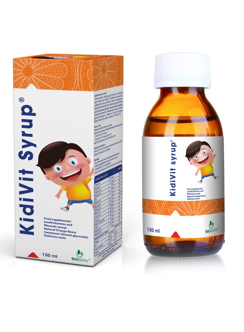 Kidivit Multivitamins & Minerals for Kids Health