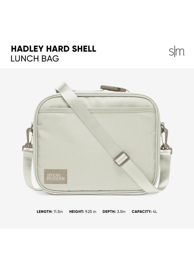 Simple Modern Simple Modern Hadley with Shoulder Strap | Lunch Box for Kids, Teens, and Adults | Insulated Bag for Girls, Boys, Women, Men | Meal Containers with Exterior and Interior Pockets | Almond Birch  - Image 2