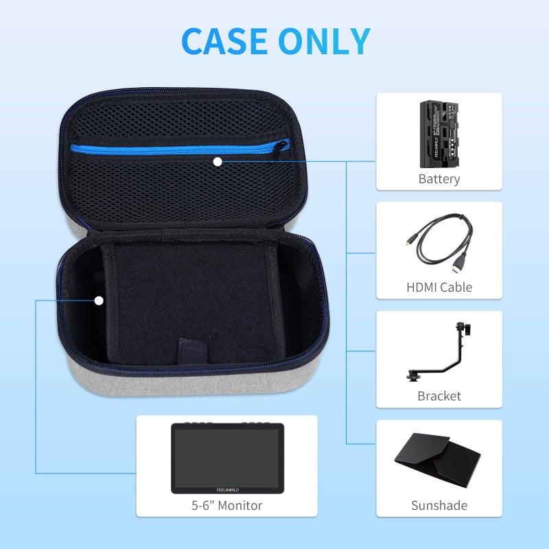FEELWORLD Carring Case Compatibel 5-6 Inch Camera Field DSLR Mointor - Image 4