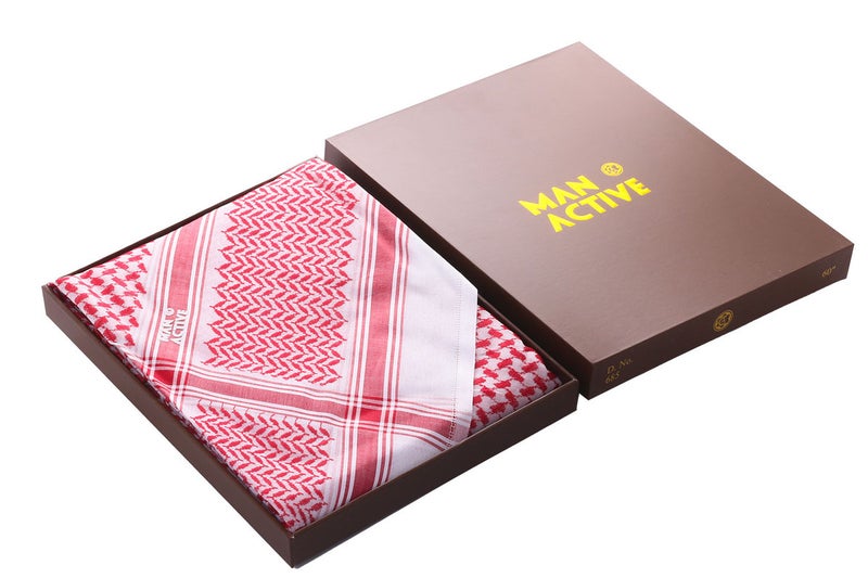 اكتيف مان شماغ أكتف مان أحمر فاتح - Image 3