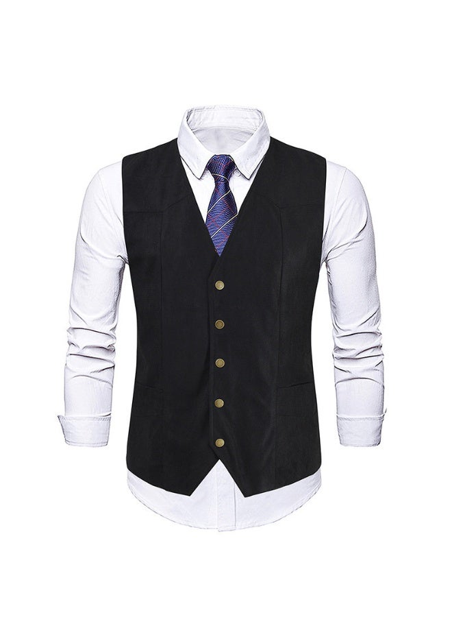Shougu New Fashionable Casual Men's Suit Vest  - Image 1
